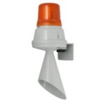 Electronic alarm horn with LED signal light H100TL